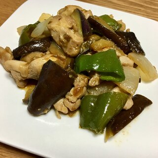 鶏肉と野菜の焼肉炒め